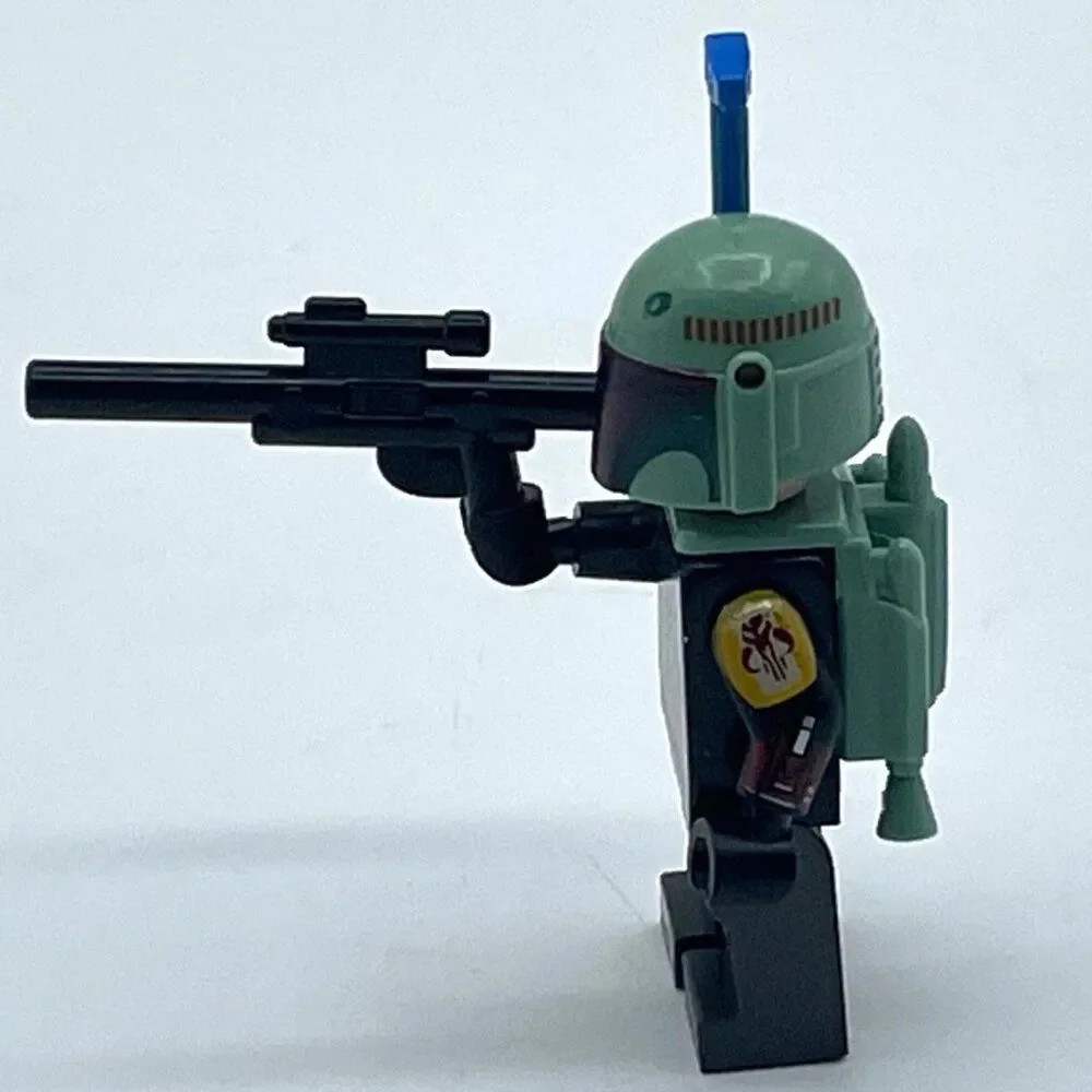 Lego Star Wars sw1158 Boba Fett Minifigure Armor, Jetpack, Blaster, Range Finder - Picture 3 of 13